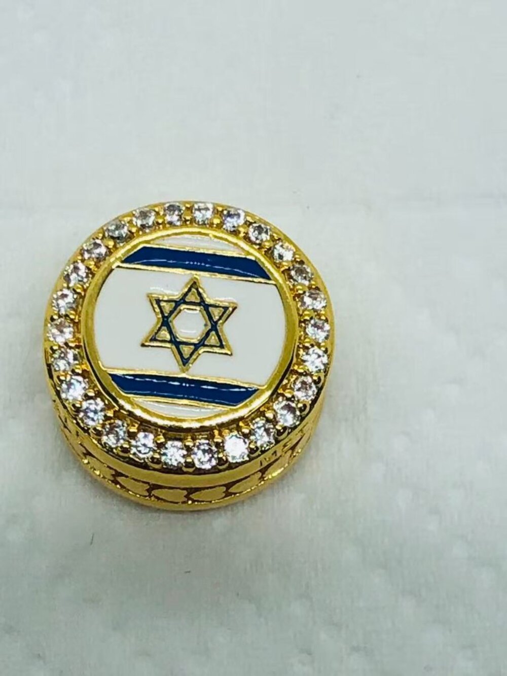 ✨ ✨PANDORA Country Of Israel EXCLUSIVE Flag Enamel Button CHARM